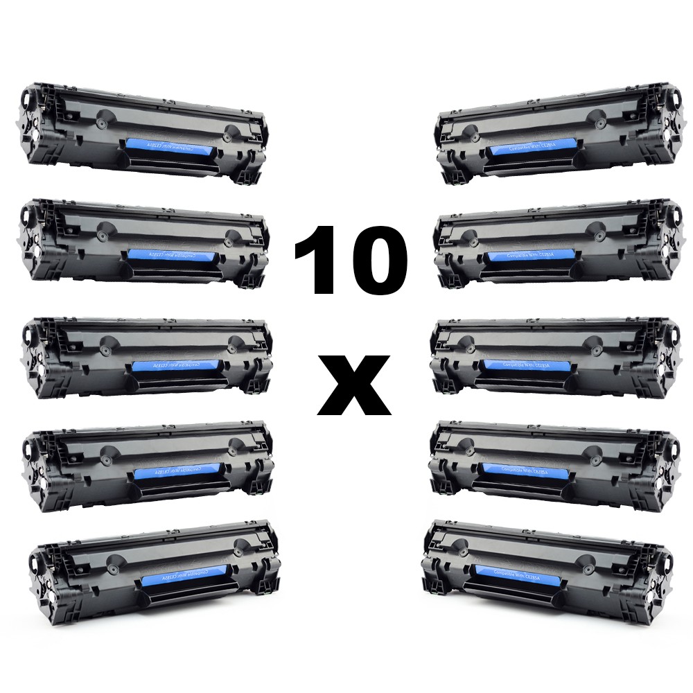 Set 10 tonere vrac compatibile CE285A 85A black pentru HP - imagine 4